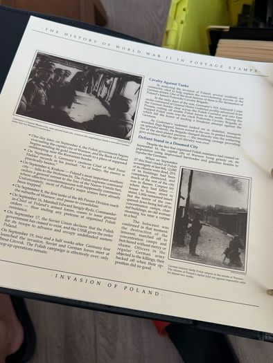 The History of World War II in post stamps