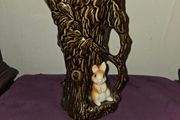 1960's Sylvac Rabbit in Oak Tree Jug/Vase