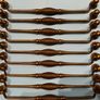 Decorative drawer handles , antique brass 275mm wide Image 2