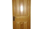 Solid wooden door
