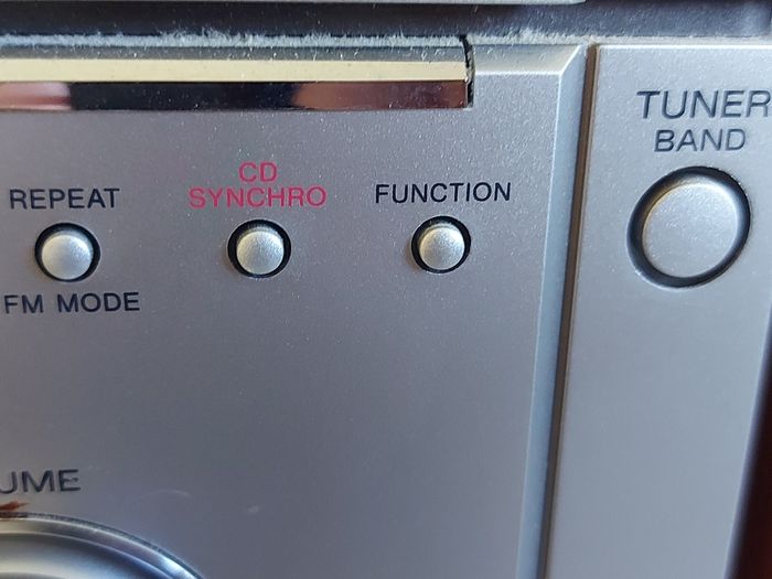 Sony Micro Hi-Fi Component System, Model CMT-CPX1, Radio, CD, Tape and Mini Disc, everything working fine except for the Tape Deck