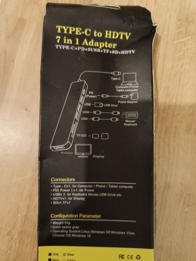 Type-C to Hdtv 7 in 1