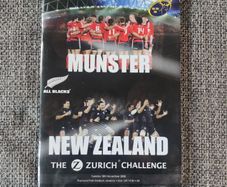 Munster Vs New Zealand 2008 program