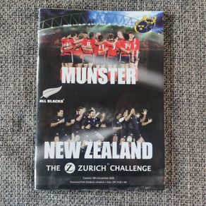 Munster Vs New Zealand 2008 program