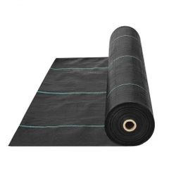 4FTx250FT Premium Heavy Duty Weed Barrier Landscape Fabric, 5OZ Woven Geotextile Fabric Under Gravel, High Permeability for Weed Blocker
