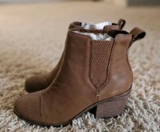 Toms Boots Everly Tan Oiled Nubuck size UK5/EUR37.5