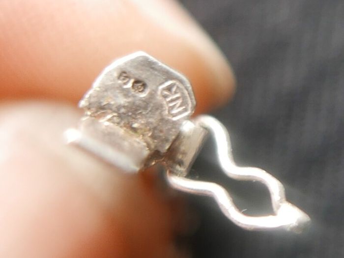 Vintage Cascading Necklace hallmarked 925 Sterling Silver length 17,5"  - 25,1g