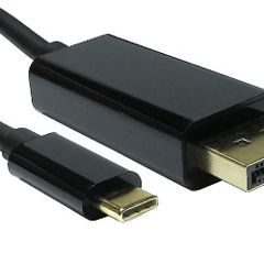 USB C to DisplayPort DP Cable Compatible for MacBook iMac Mac Mini iPad Pro XPS Surface iPhone 16 15 Galaxy S25 (1.8M)