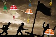 Toy Soldiers With Parachute