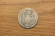 1892 Silver shilling, UK