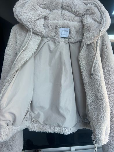 faux fur jacket from Bershka