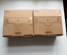 Logitech Brio 4k Pro two items