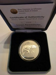 2011 irish silver 15 euro