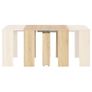 Extendable Dining Table Sonoma Oak 175x90x75 cm Image 4