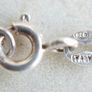 Vintage Sterling Silver 925 Claddagh Hands Heart Pendant and Chain length 16" - 3g Image 5