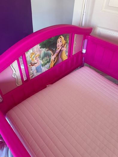 princess canopy toddler bed