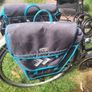ladies bike with carrier bags and lock Image 4