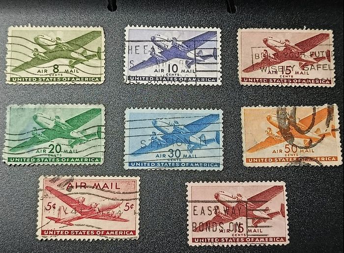 1941 1944 USA Transport Plane Airmail