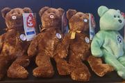 Football Themed Beanie Bears