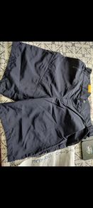 men's shorts hiking practical pockets stretch 30 inch waist navy blue on3ne3ss