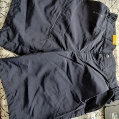 men's shorts hiking practical pockets stretch 30 inch waist navy blue on3ne3ss