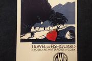 National Railway Museum Postcard - Featuring An Old Vintage Railway Advertising Poster : Southern Ireland