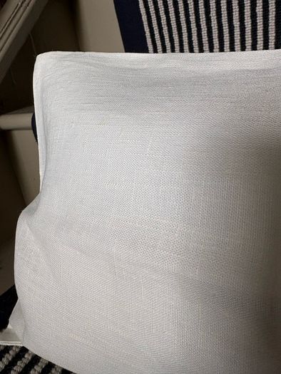 New bespoke 100% linen 50cm x 31cm cushion COVER in natural, Moss or winter white