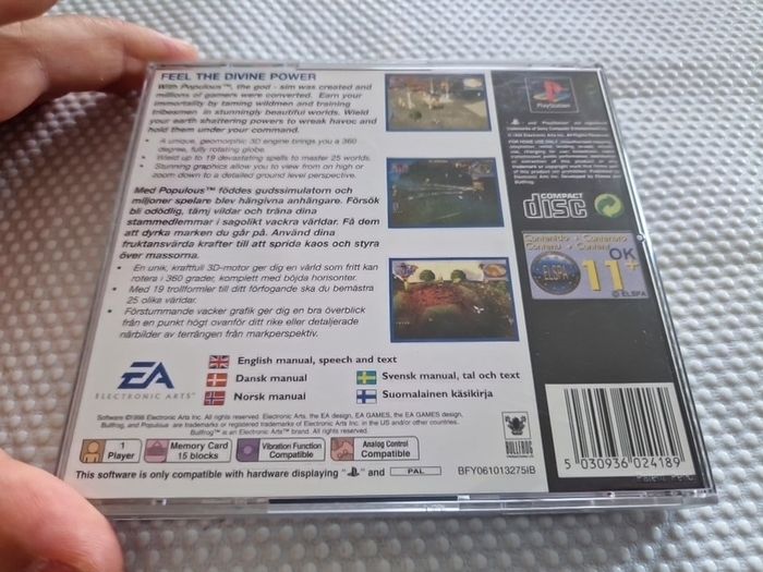 Populous PlayStation1 Ps1 PlayStation2 Ps2 Games Original