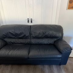 Navy Sofa Set (Large and small 2 seater)