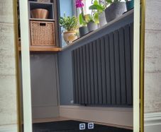 LED Bathroom Mirror Gold