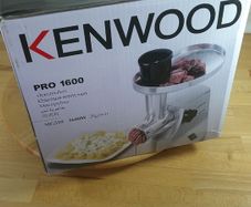 Kenwood Pro 1600 Meat Grinder MG510 Food Mincer 1600W Brushed Metal Boxed Sausage Maker