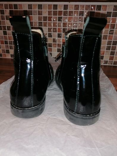 Froddo brand real leather black Chelsea boots size UK4 EU37