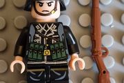 Lego compatible, military figures, German infantry. 15 figures plus rifles.