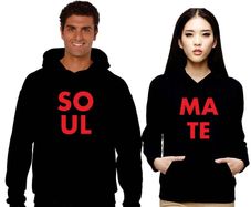 Soulmate Couple Hoodies (set) Valentines Day Gift Present