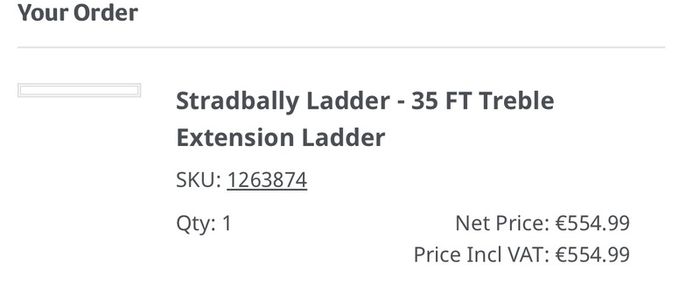 35 foot Triple Extension Ladder