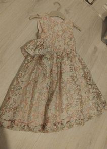 Leigh Tucker Willow pink floral Dress size 7-8