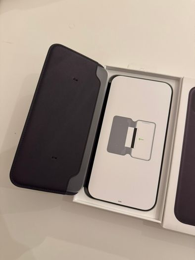 iPhone 11 Pro Max Leather Folio Aubergine
