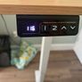 White and Oak Style Standing Desk Image 5