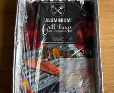 Brand new Aluminium BBQ barbecue Trays x 10