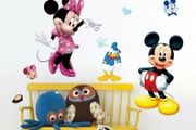 Lovely Mickie Minnie Mouse Wall Stickers Children's Room Decoration, Home Decals