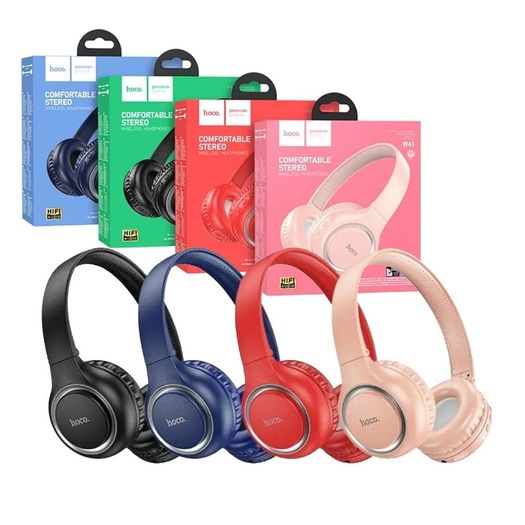 Hoco W41 Lightweight Bluetooth Stereo Headphones Blue