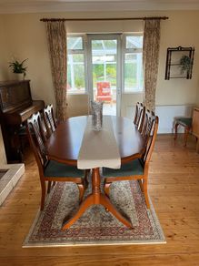 Rossmore Dining Set  & Display Cabinet Bundle