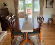 Rossmore Dining Set  & Display Cabinet Bundle