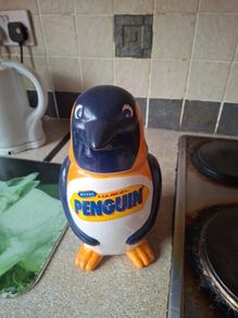 vintage penguin sweet jar