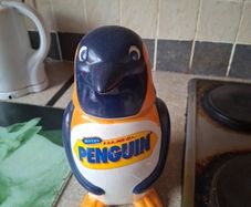 vintage penguin sweet jar