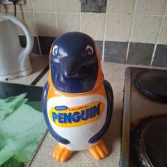 vintage penguin sweet jar