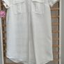 dress bnwt H&M white linen dress oversized uk 6 fit 8/10 shirt dress Image 6
