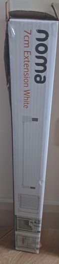 Noma 7cm White Stair Gate Extension