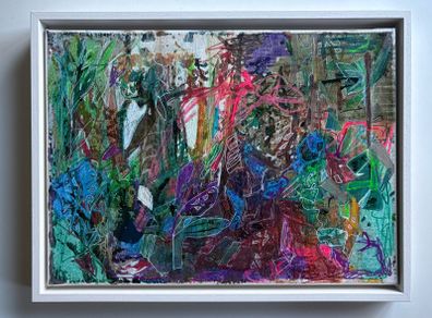 Original Abstract Painting GiFT Pine Forest Dublin Botanical Irish Art