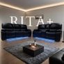 Rita Electric Leather Recliner Sofa Range Image 7
